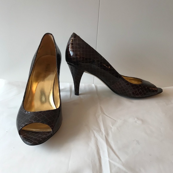 Enzo Angiolini Peep Toe Pumps - Picture 5 of 10